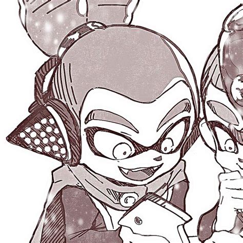 Male Agent Matching Pfp In Splatoon Humanoid Sketch Art