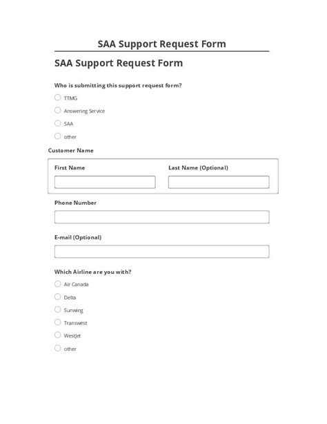 Export Saa Support Request Form To Microsoft Dynamics Airslate