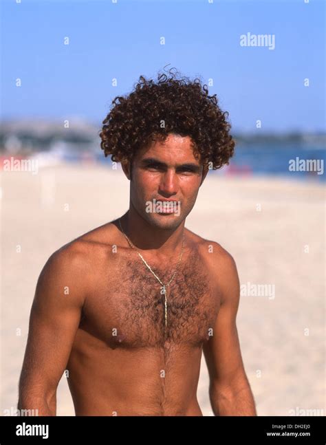 Young Local Man On Hammamet Beach Hammamet Nabeul Governorate