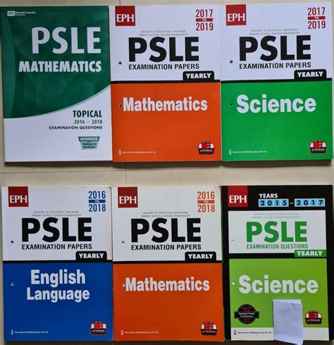 Psle Past Years Papers Math Science And English Hobbies And Toys Books