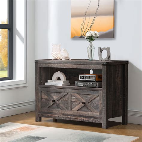 DWVO Dextrus Farmhouse Wood File Cabinet With Charging Station Lateral