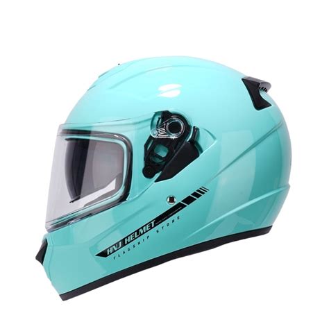 Hnj Helmet Full Face Dual Visor Original For Motorcycle Medium