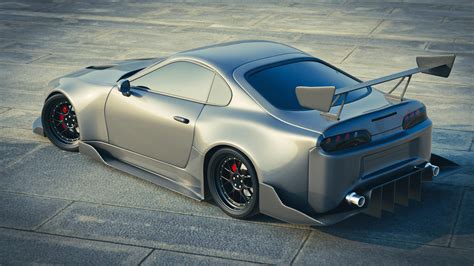 Toyota Supra MK4 Tuned - 3D Model by Naudaff3D