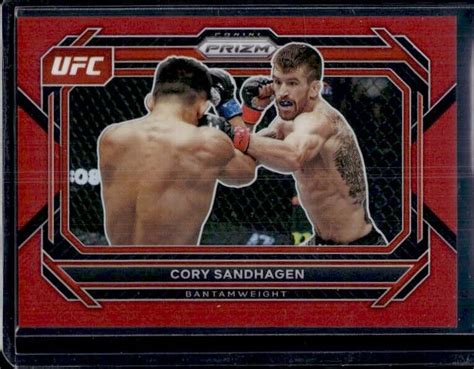 Panini Prizm Ufc Corey Sandhagen Red Prizm Ebay