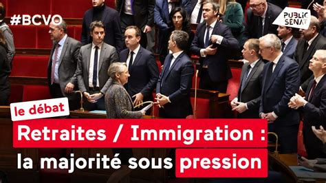 Retraites Immigration la majorité sous pression YouTube