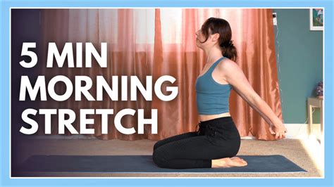 5 Min Morning Yoga Stretch Daily Stretching Routine Yoga With Kassandra