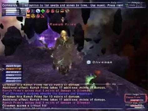 Oliveman Ramuh Naked Avatar Solo Ffxi Youtube