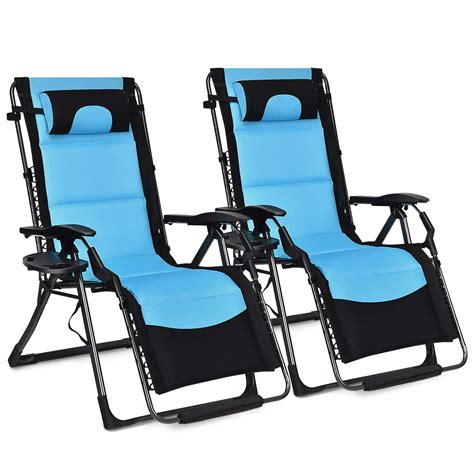 Buy Giantex 2 Pack Zero Gravity Chair Folding Lounge Chair Oversize