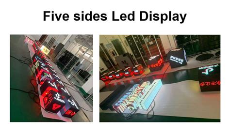 Four Sides Led Cube Display Screen For Advertising Signs China Top