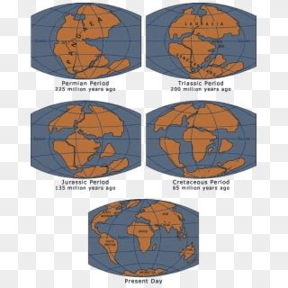 This Is When Pangaea Began To Break Apart And The Continents Pangea