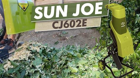 Sun Joe Chipper Cj E Review K Youtube