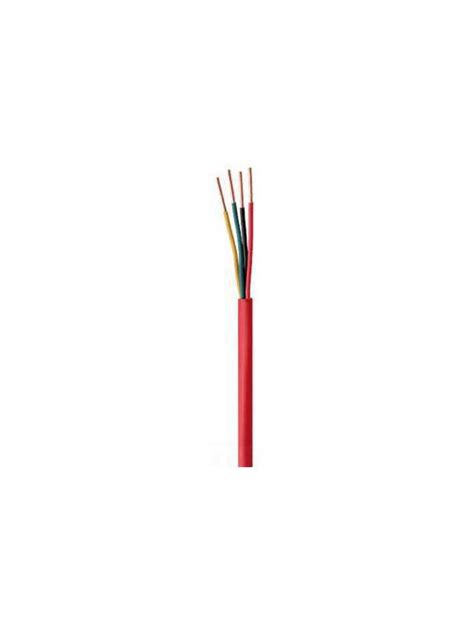 Coleman Cable 818044604 1000 Foot 18 AWG 4 Conductor Red Copper Plenum