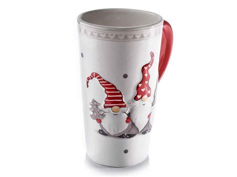 Tazza Mug In Ceramica Lucida Con Decoro Babbo Natale 71 38 22 Art