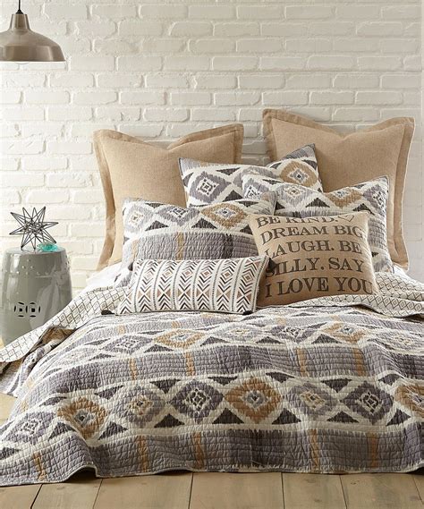 Take A Look At This Gold And Gray Geometric Stripe Quilt Today Bedroom