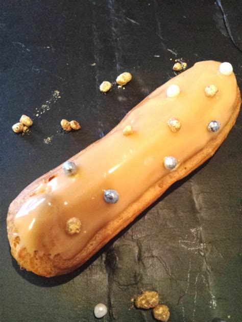 Recette eclairs au caramel beurre salé de christophe adam