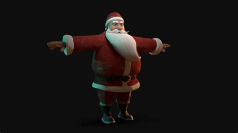 Santa 3d Model Turbosquid 1985043