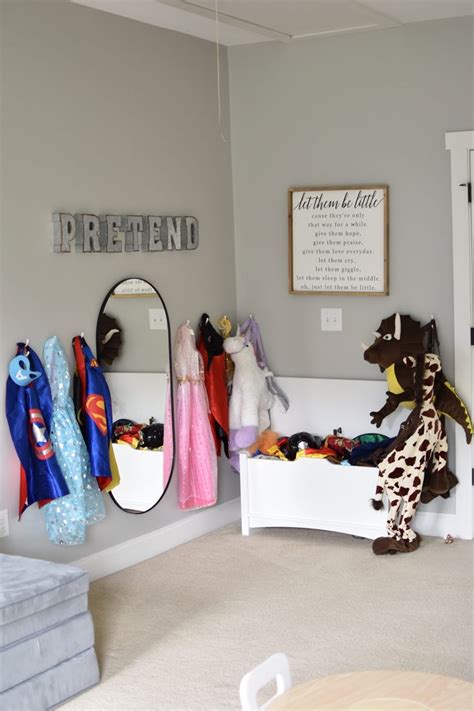 Dress Up Area In Playroom Playroom Little Girls Playroom Playroom