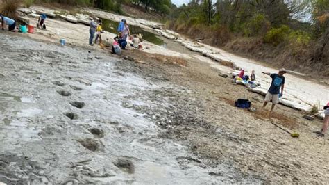 Dinosaur Footprints From 113 Million Years Ago Revealed By Drought Cripto