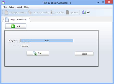 Pdf To Excel Converter 33 Download Review Screenshots