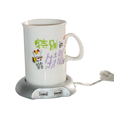 Подогреватель кружки USB с хабом на 4 порта Coffee Cup Warmer/ Гель для ...