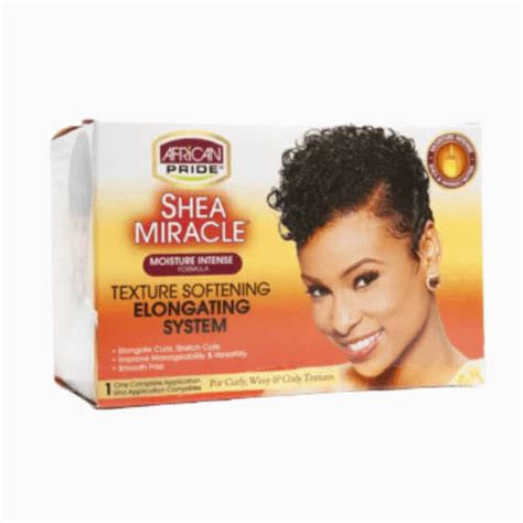 Shea Miracle Elongating System Texture Softening Moisture Intense African Pride Avanun