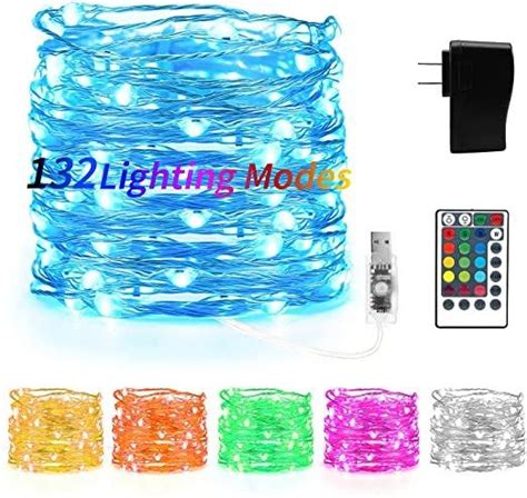 132 Lighting Modes 16 Coloured Led Multicoloured Fairy Lights Colour