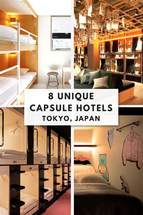 8 Unique Capsule Hotels In Tokyo Japan Capsule Hotel Japan Hotels
