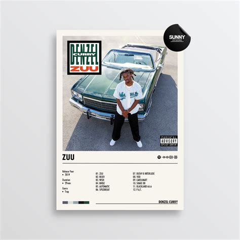 Denzel Curry Zuu Album Cover Poster Sunny Designs Posters