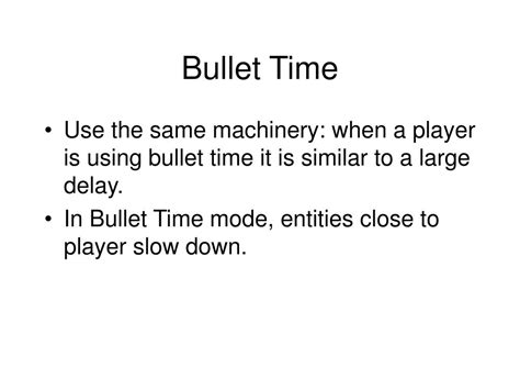 PPT - Bullet Time Effect with Local Perception Filters PowerPoint Presentation - ID:5150215