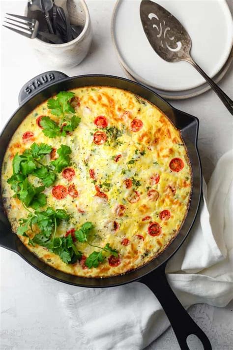 Easy Vegetable Frittata Feelgoodfoodie