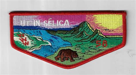 Oa Ut In Selica Flap Red Bdr Q Ebay