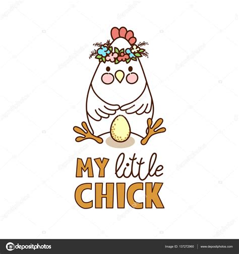 Drawings: cute chicken drawing | Cute chicken drawing — Stock Vector ...