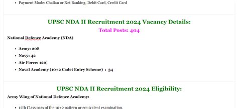 Upsc Nda Ii Online Form Dailyresult Info