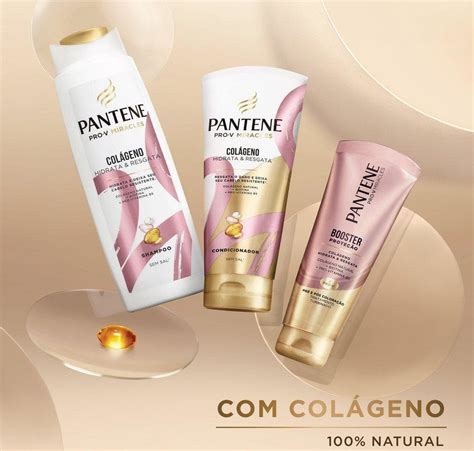 Kit 3 Condicionadores Pantene Colágeno Hidrata e Regasta 150ml