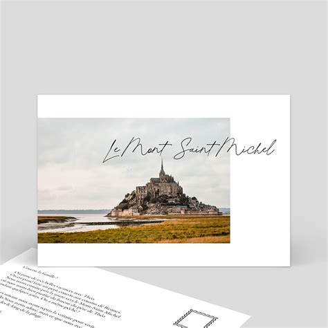 Carte Postale Destination Calligraphique Popcarte