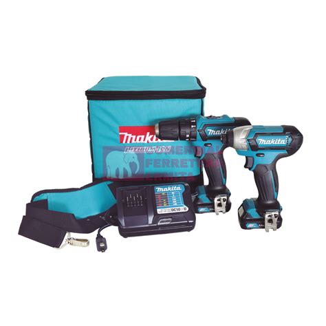 Clx Kit Atornillador De Impacto Rotomartillo V Litio Makita