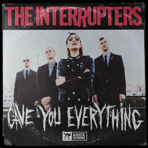 The Interrupters Gave You Everything Partition De Batterie Drumcoacher