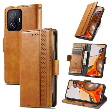 CaseNeo Xiaomi Mi 11T Pro Premium Soft PU Leather Flip Wallet Case With