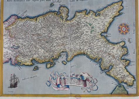 Neapolitan nation in pictures — Kingdom of Naples. Map dated 1570.