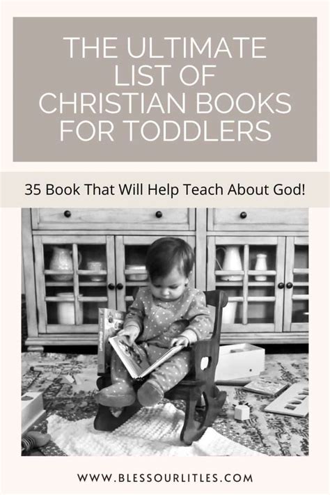 35 Christian Books for Toddlers to Help Them Understand Christ - Bless ...