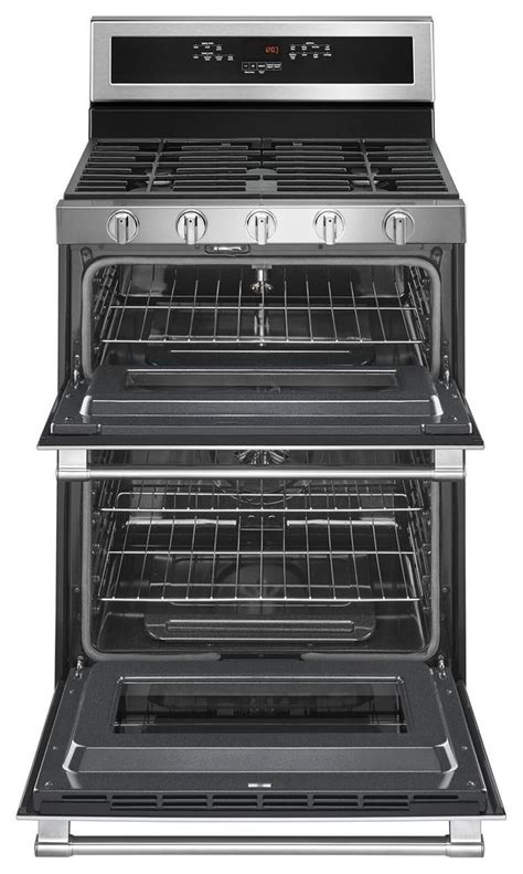 Maytag® 30 Fingerprint Resistant Stainless Steel Freestanding Double Oven Gas Range Grand