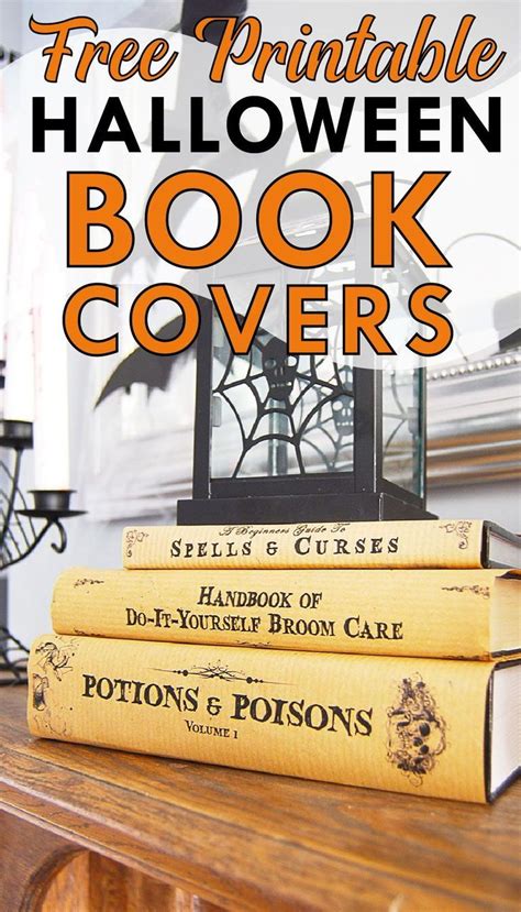 Halloween Book Covers Free Printable Halloween Books Printable