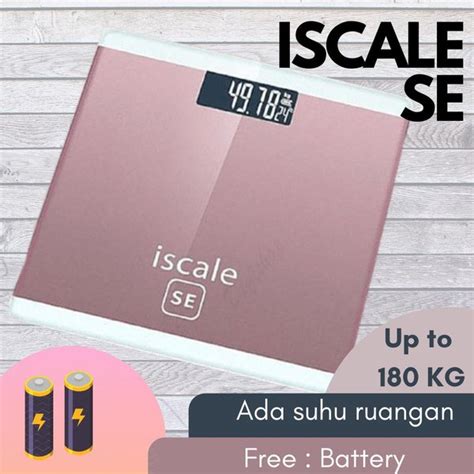 Jual Timbangan Badan Digital Indikator Iscale Se Kaca Elektrik