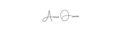 96 Anisa Osman Name Signature Style Ideas Free Esign