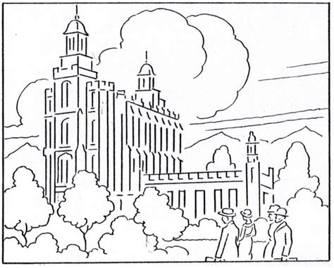 Free Salt Lake Temple Coloring Page Download Free Salt Lake Temple