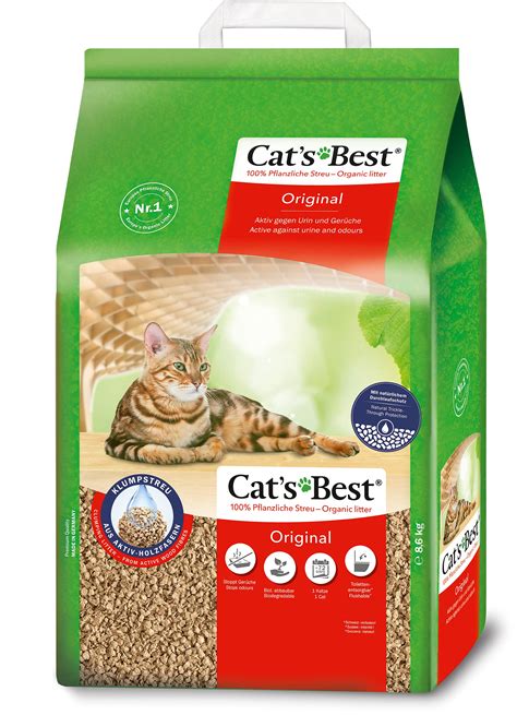Cat's Best Cat Litter Original - แคทเบสท์ ทรายแมว ออริจินอล ทำจากไม้สน ...