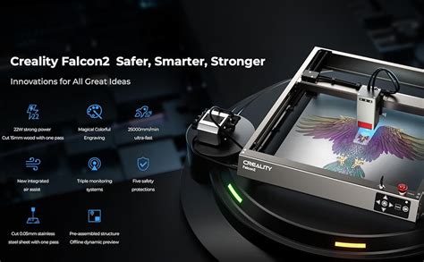 Creality 3D Falcon 2 Laser Engraver 22W With Air Assist High Accuracy