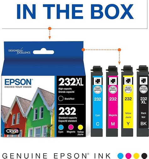 EPSON 232 Claria Ink High Capacity Black Standard Color Cartridge