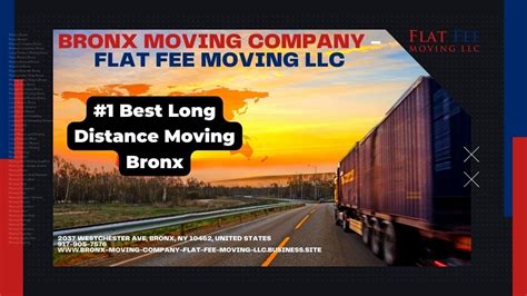 1 Best Long Distance Moving Bronx Bronx Moving Company Flat Fee