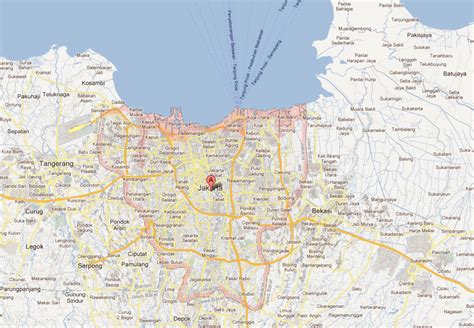 Jakarta Map - Indonesia